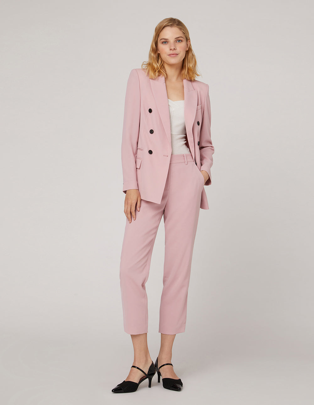 MARYLING Cherry blossom pink trousers