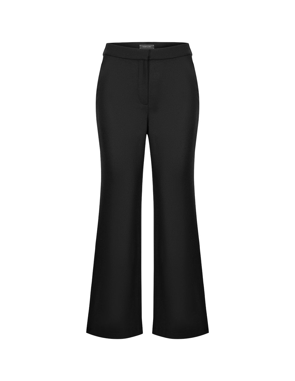 MARYLING Black Straight Fit Suit Pants
