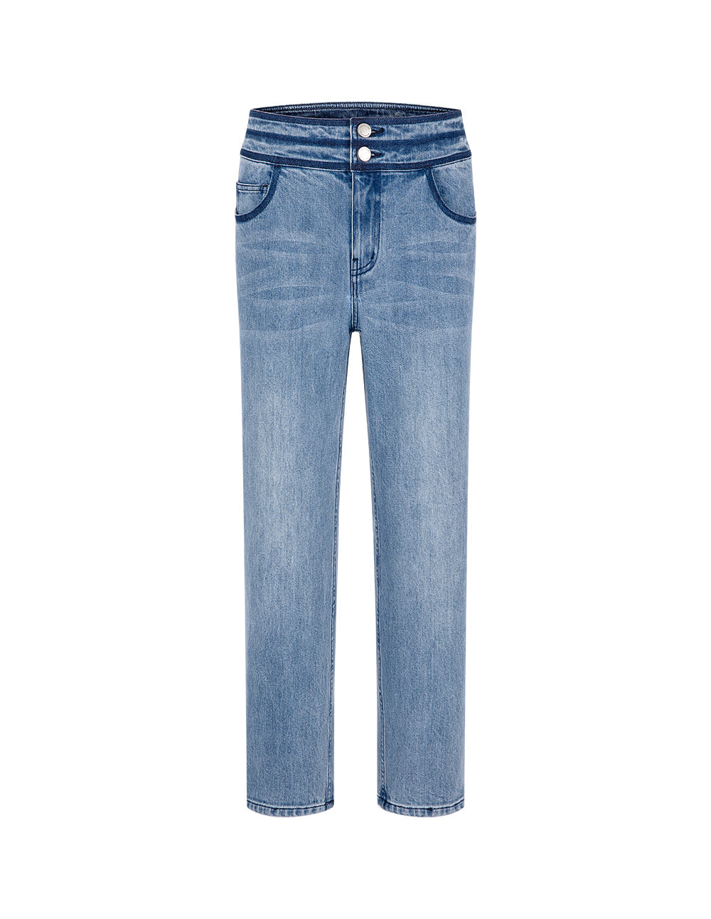 MARYLING Denim Split Jeans