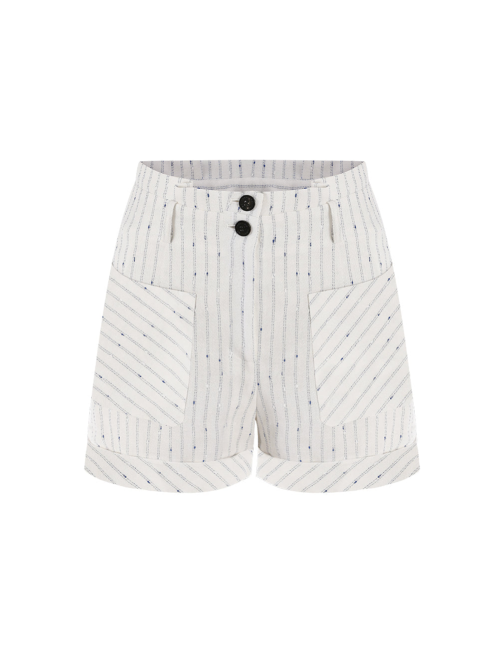 MARYLING Classic striped A shaped shorts
