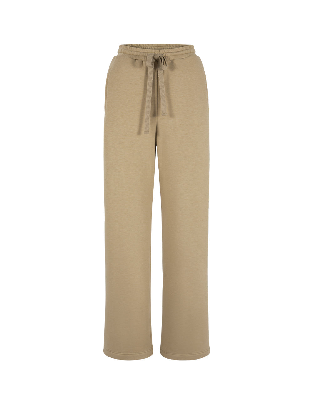 MARYLING Camel Loose Straight Trousers