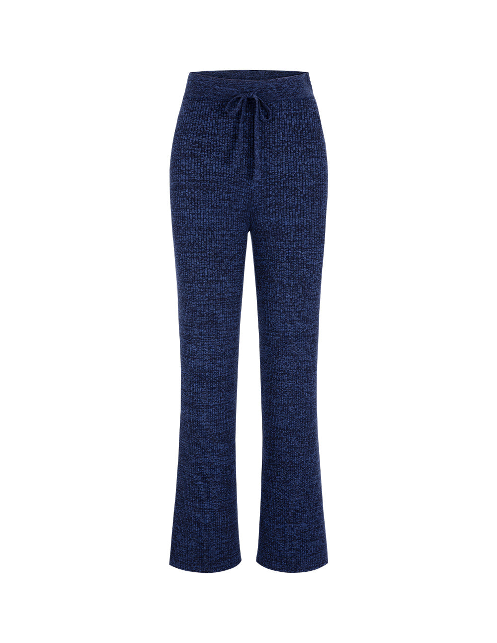 Maryling Midnight Blue Melange Wool Trousers