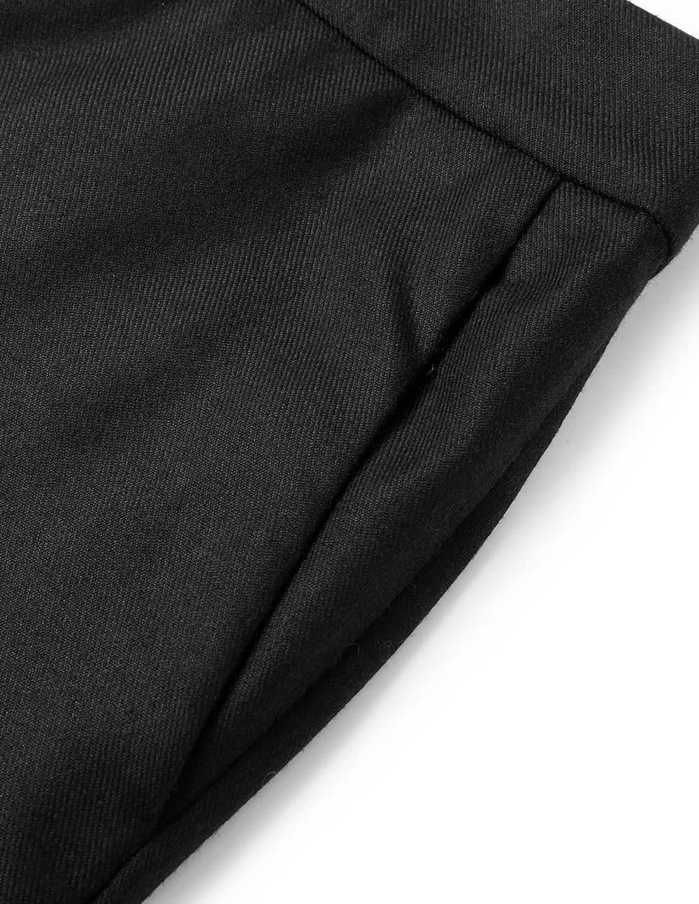 MARYLING Black Straight Fit Suit Pants