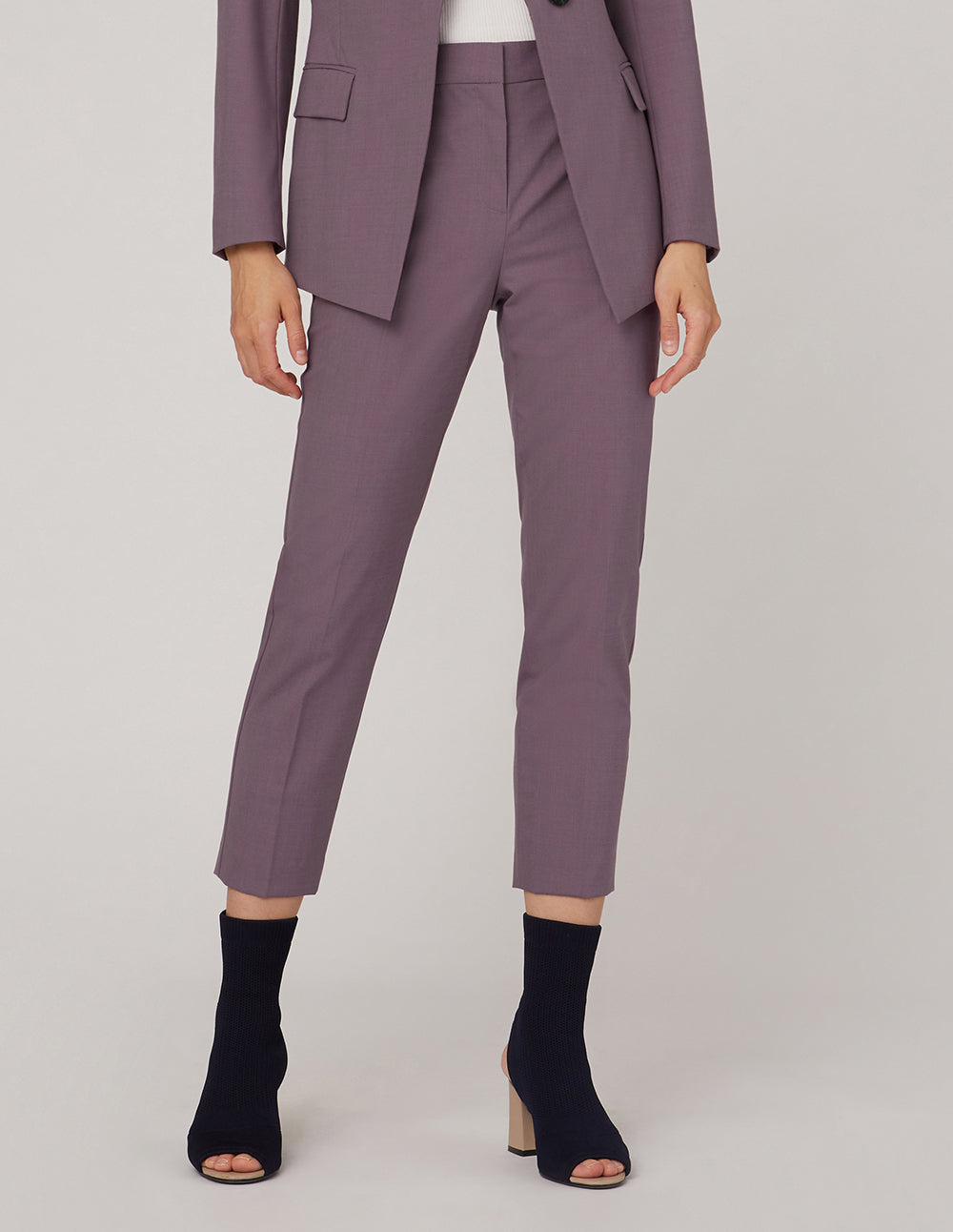MARYLING Crop Leg Suit Trousers