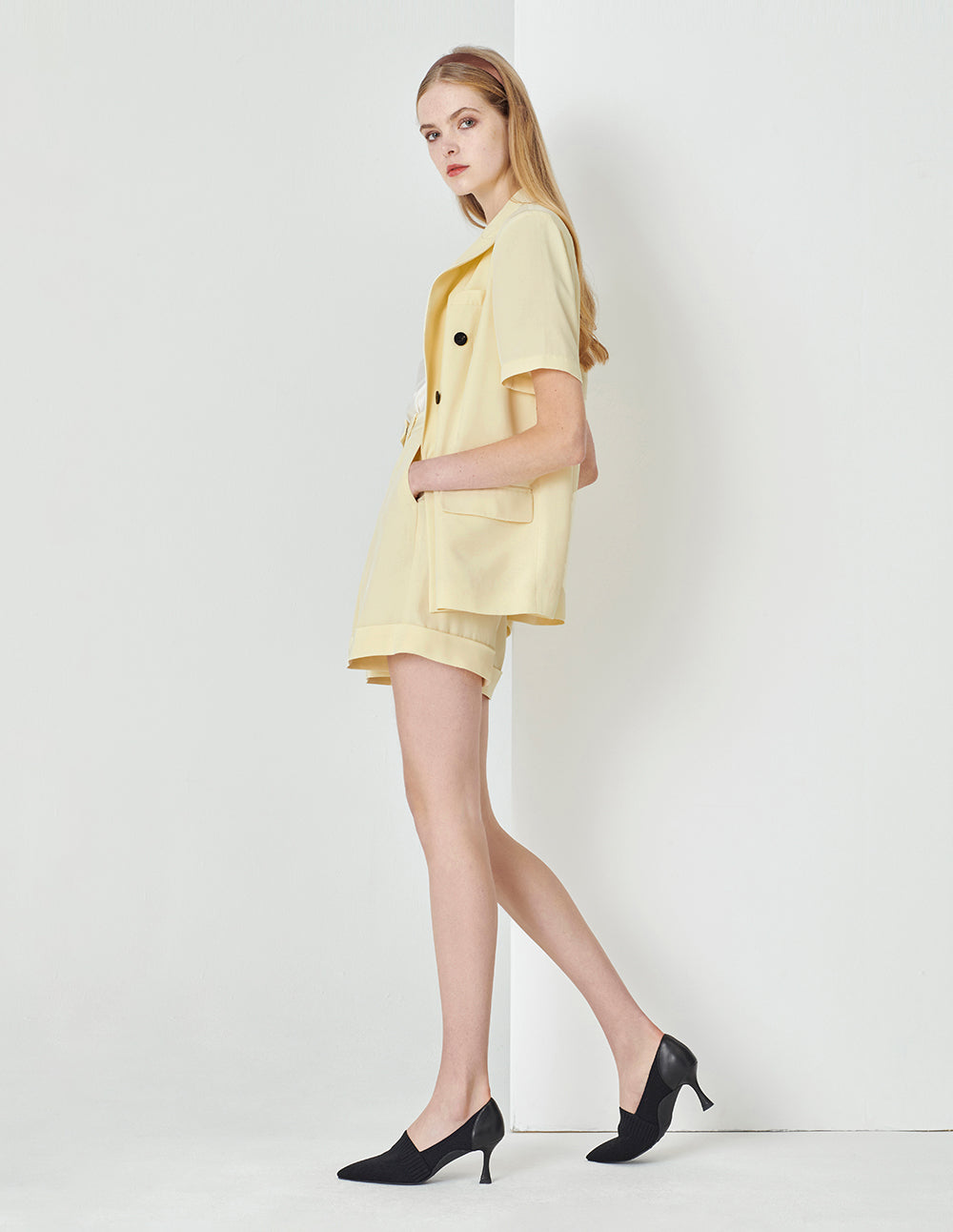 MARYLING Acetate Bermuda Shorts