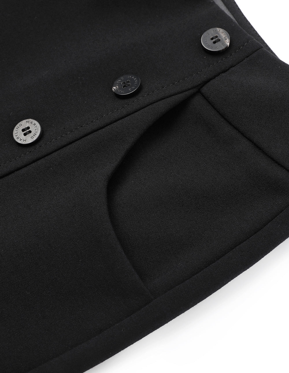 MARYLING  Black Stretch Skinny Pants