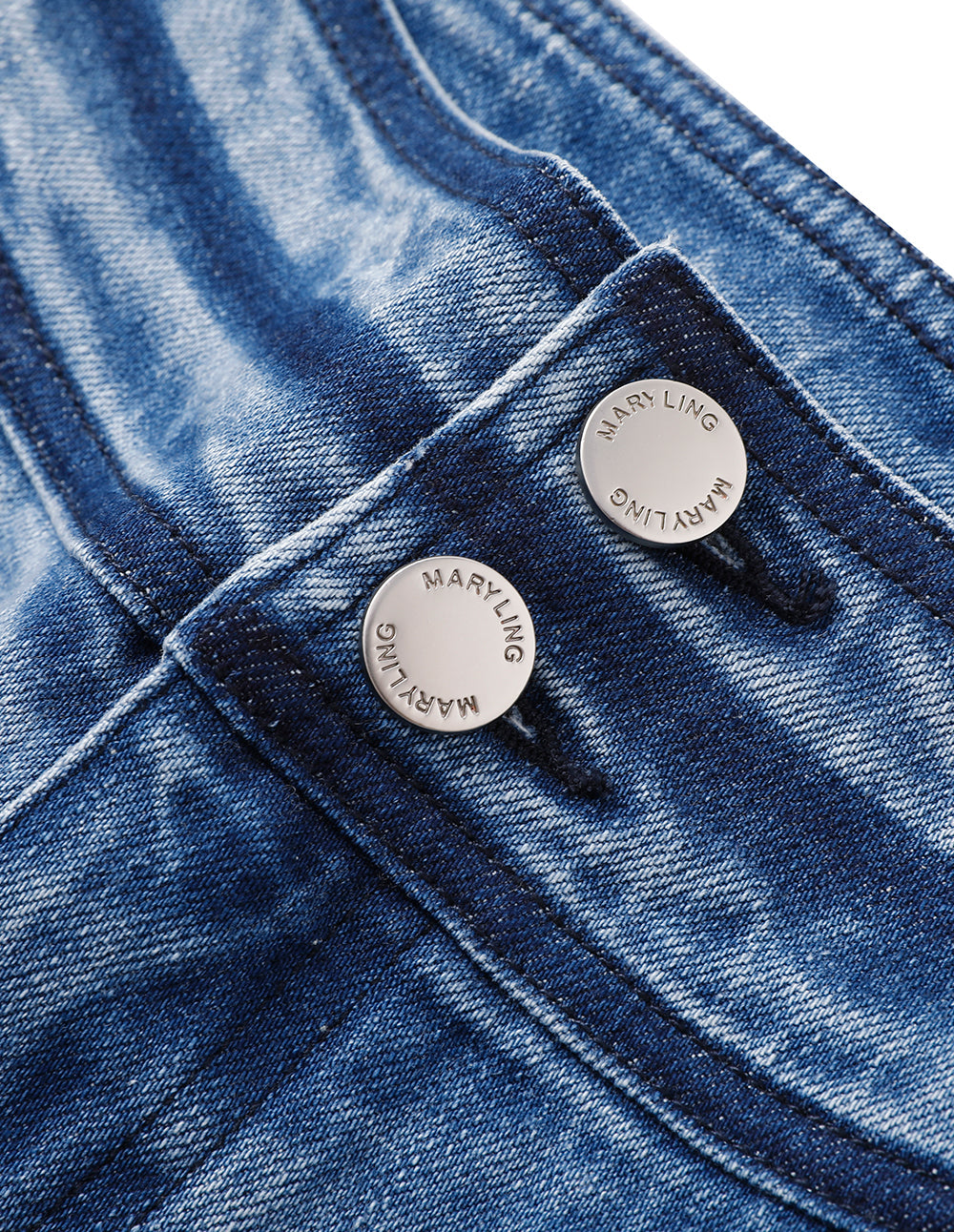 MARYLING Denim Split Jeans